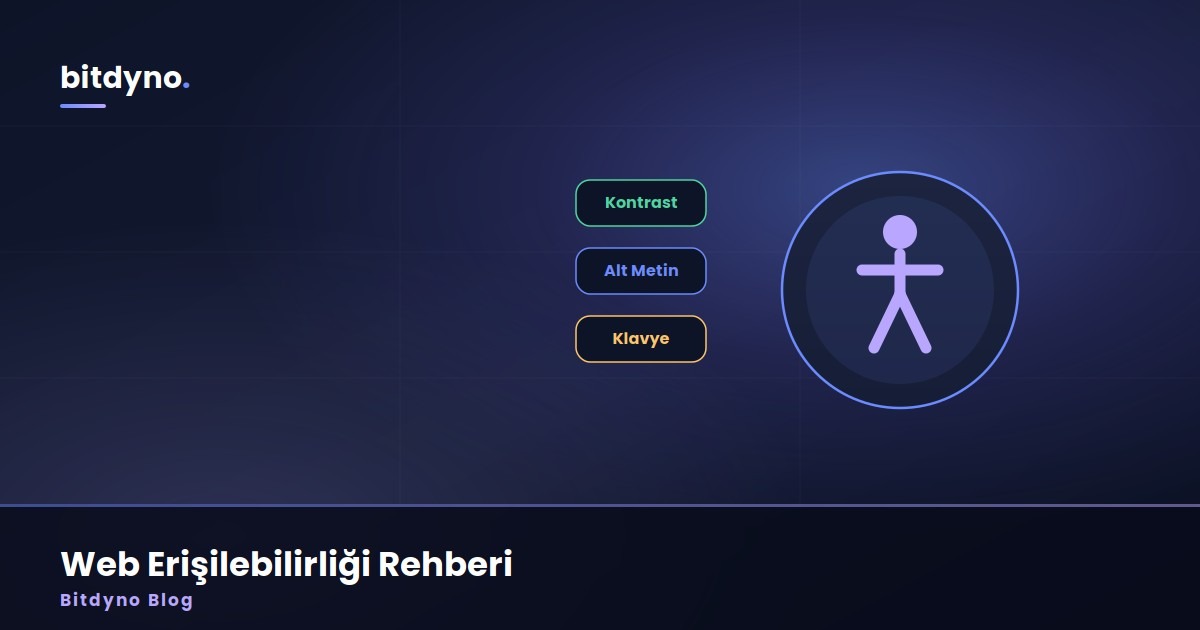 Sitenizi Müşterilerinizin Bir Kısmı Hiç Kullanamıyor: Web Erişilebilirliği Rehberi — Bitdyno Blog