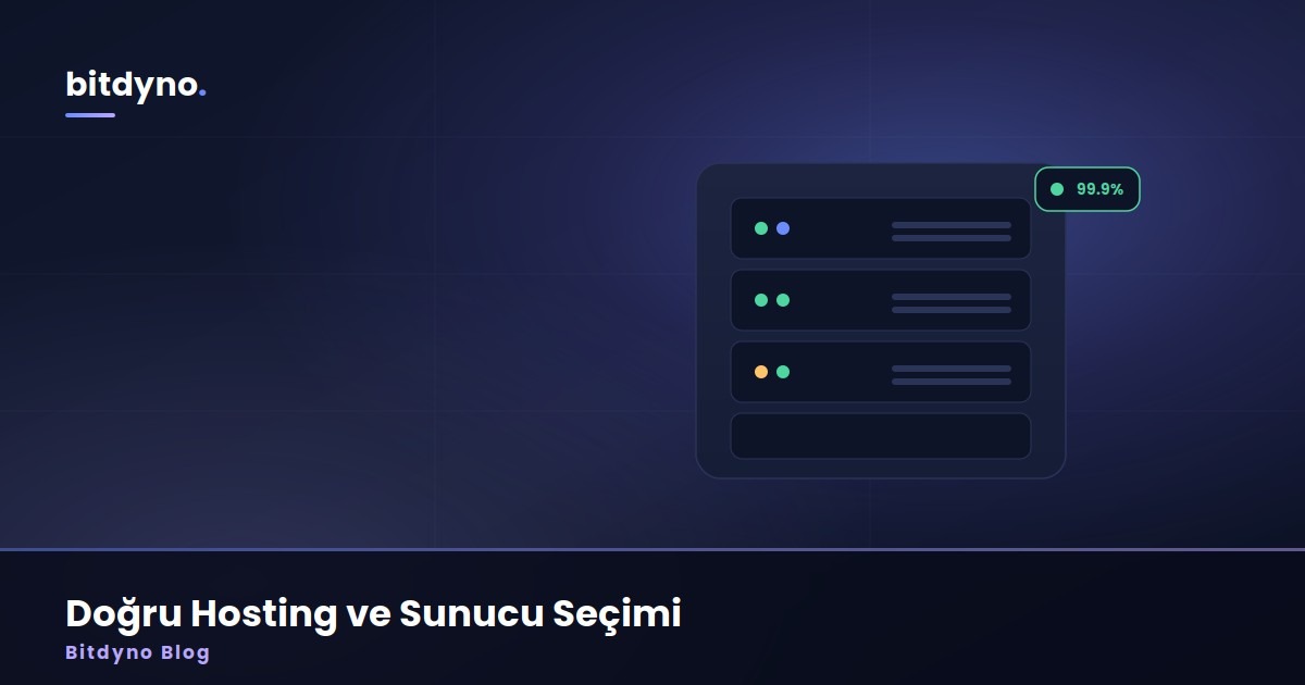 Ucuz Hosting Pahalıya Patlar: İşletmeler İçin Doğru Sunucu Seçme Rehberi — Bitdyno Blog